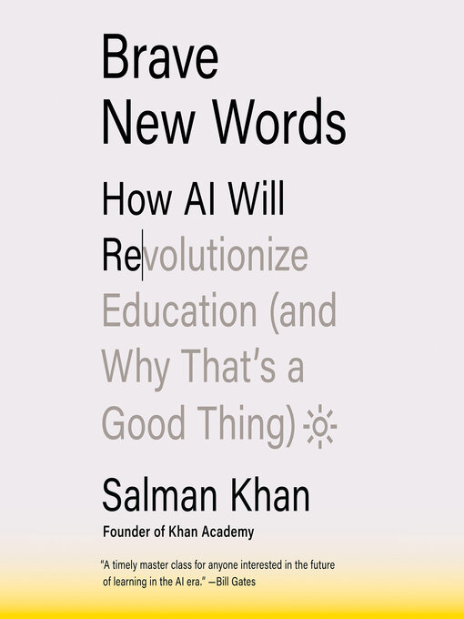 Title details for Brave New Words by Salman Khan - Wait list